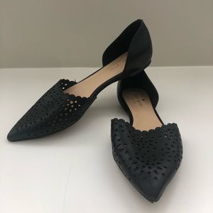 Kate Spade pointed black flats